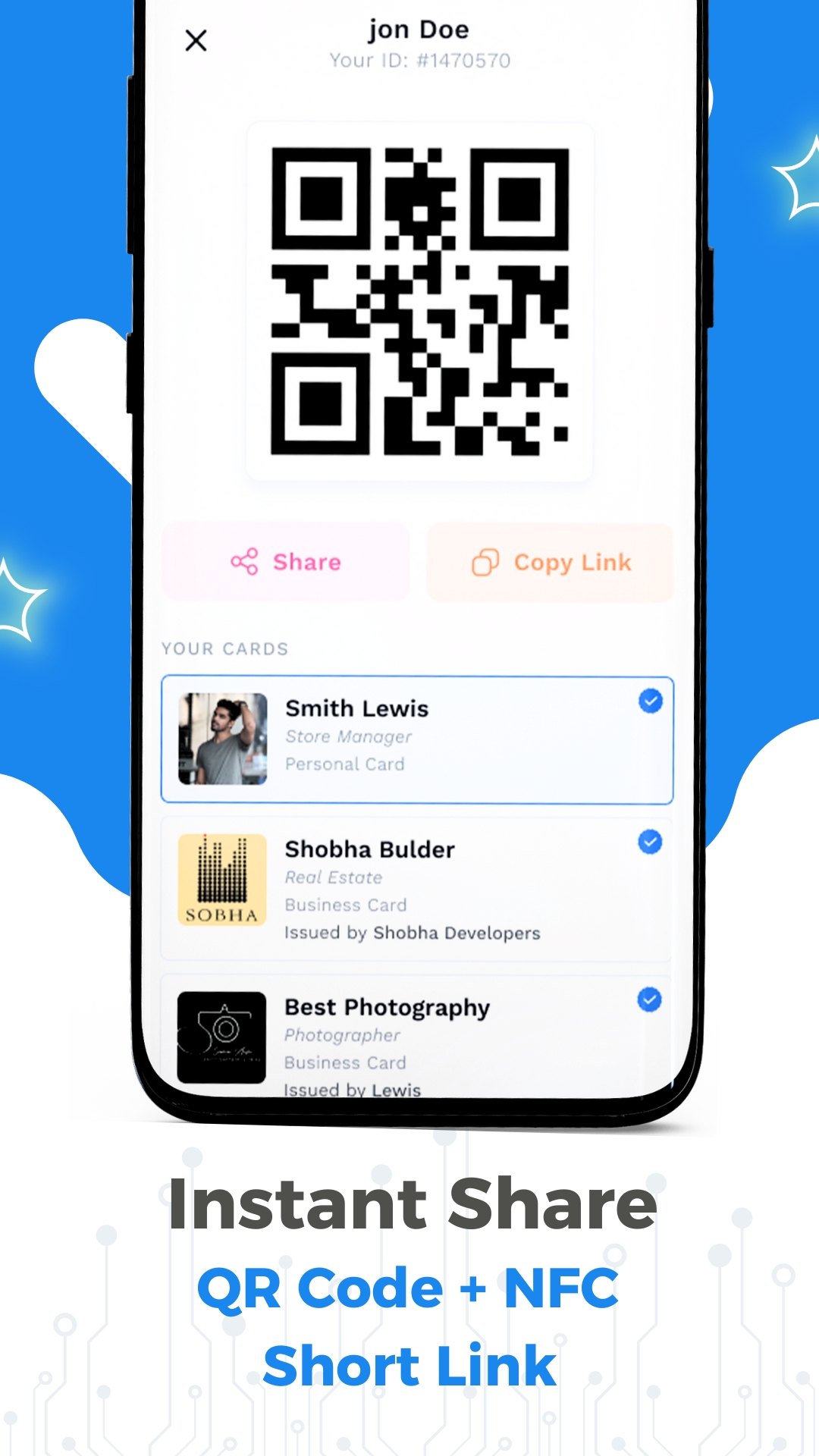 Bluetick : Digital Business Card | Indus Appstore | Screenshot