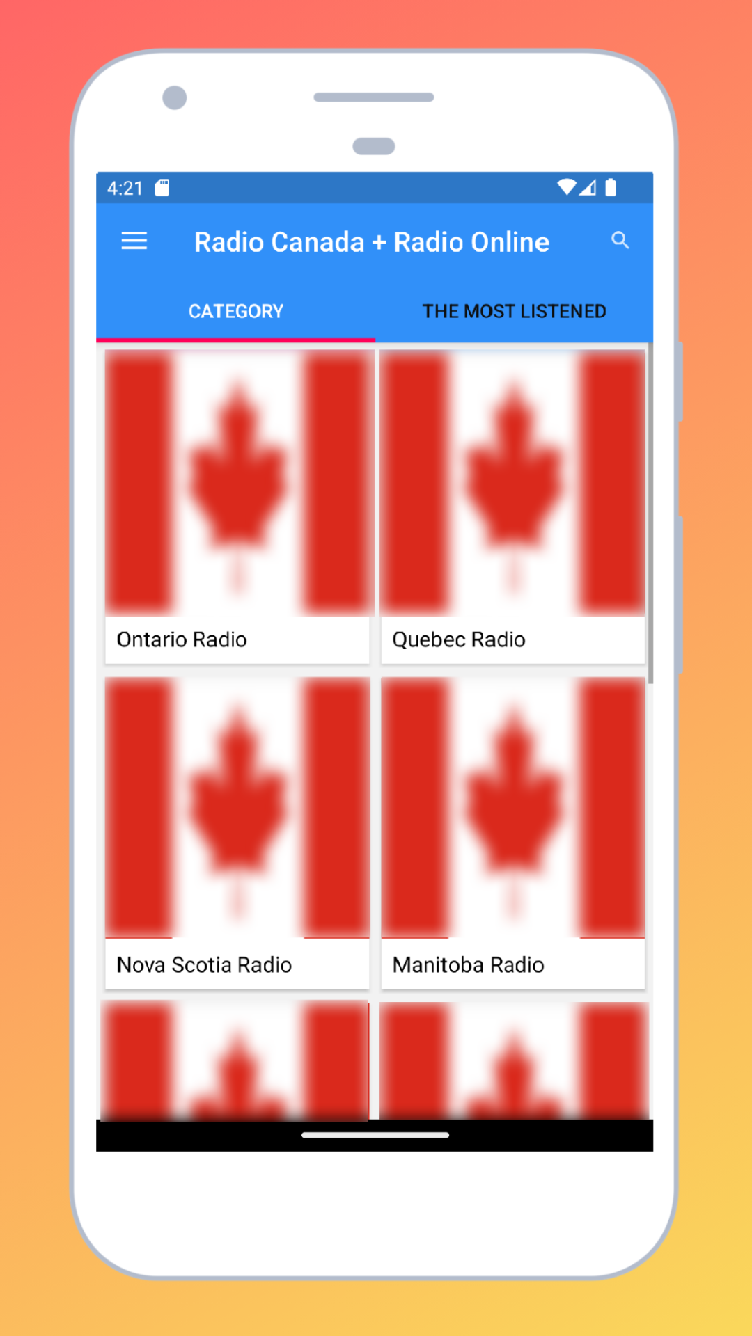 Radio Canada App + Radio Online | Indus Appstore | Screenshot