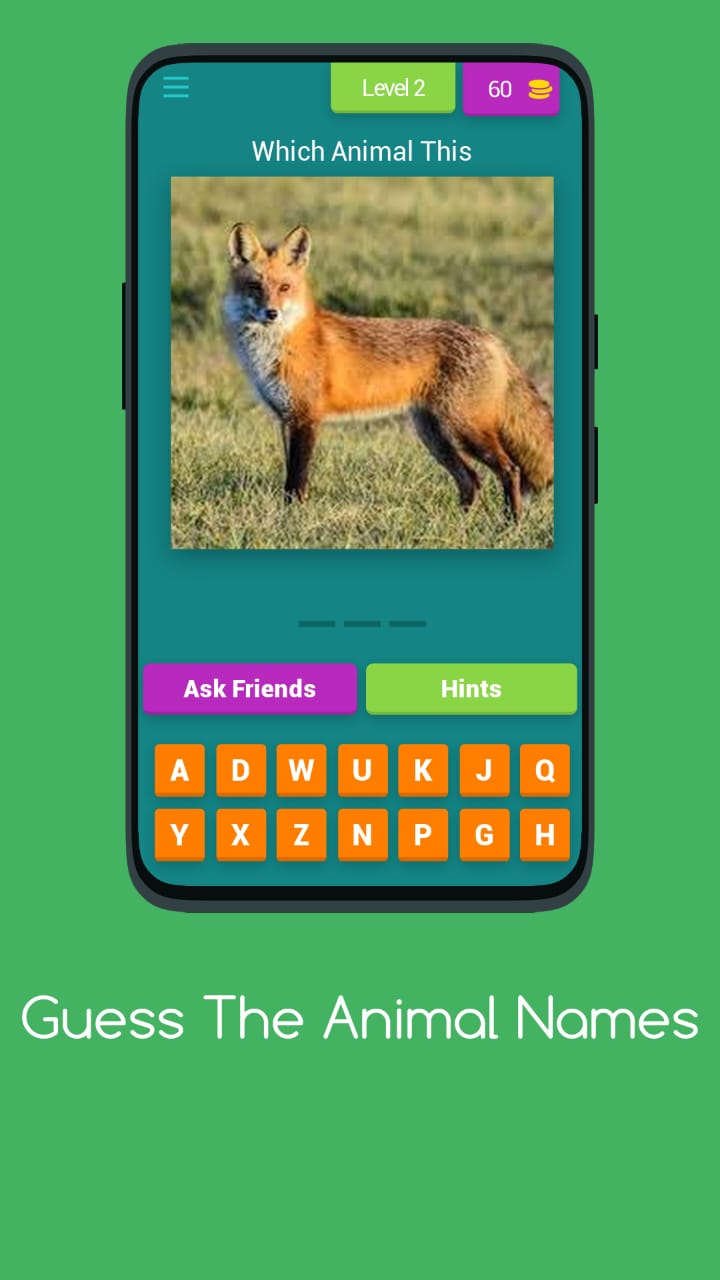 Guess The Animal Names | Indus Appstore | Screenshot