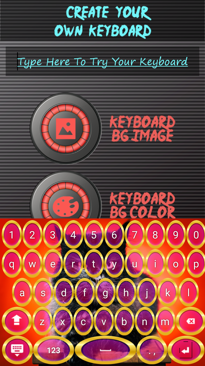 Kitty Keyboards | Indus Appstore | Screenshot