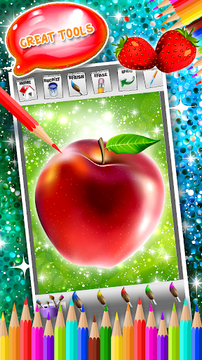 Fruits Coloring Book | Indus Appstore | Screenshot