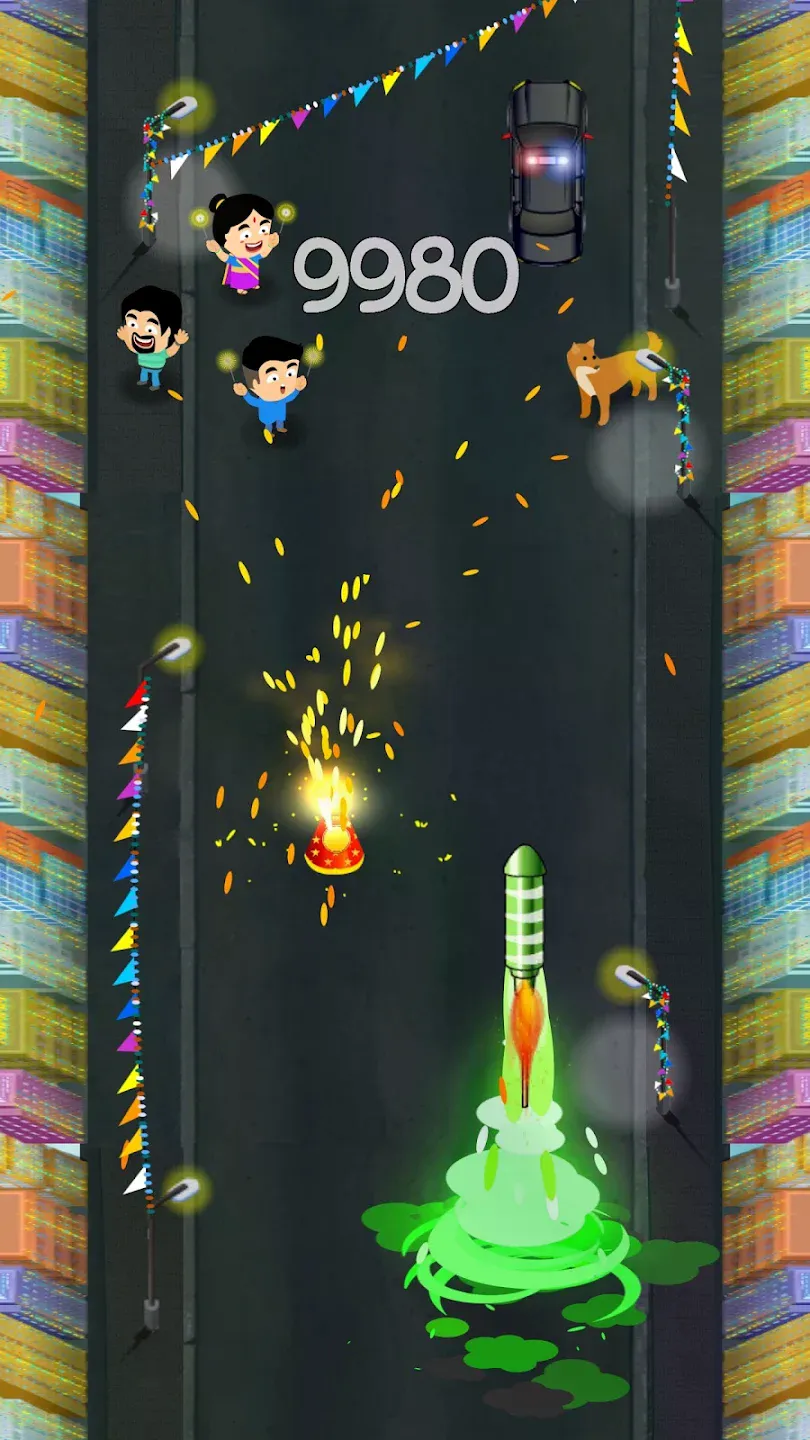 Diwali Firecracker Indian Game | Indus Appstore | Screenshot
