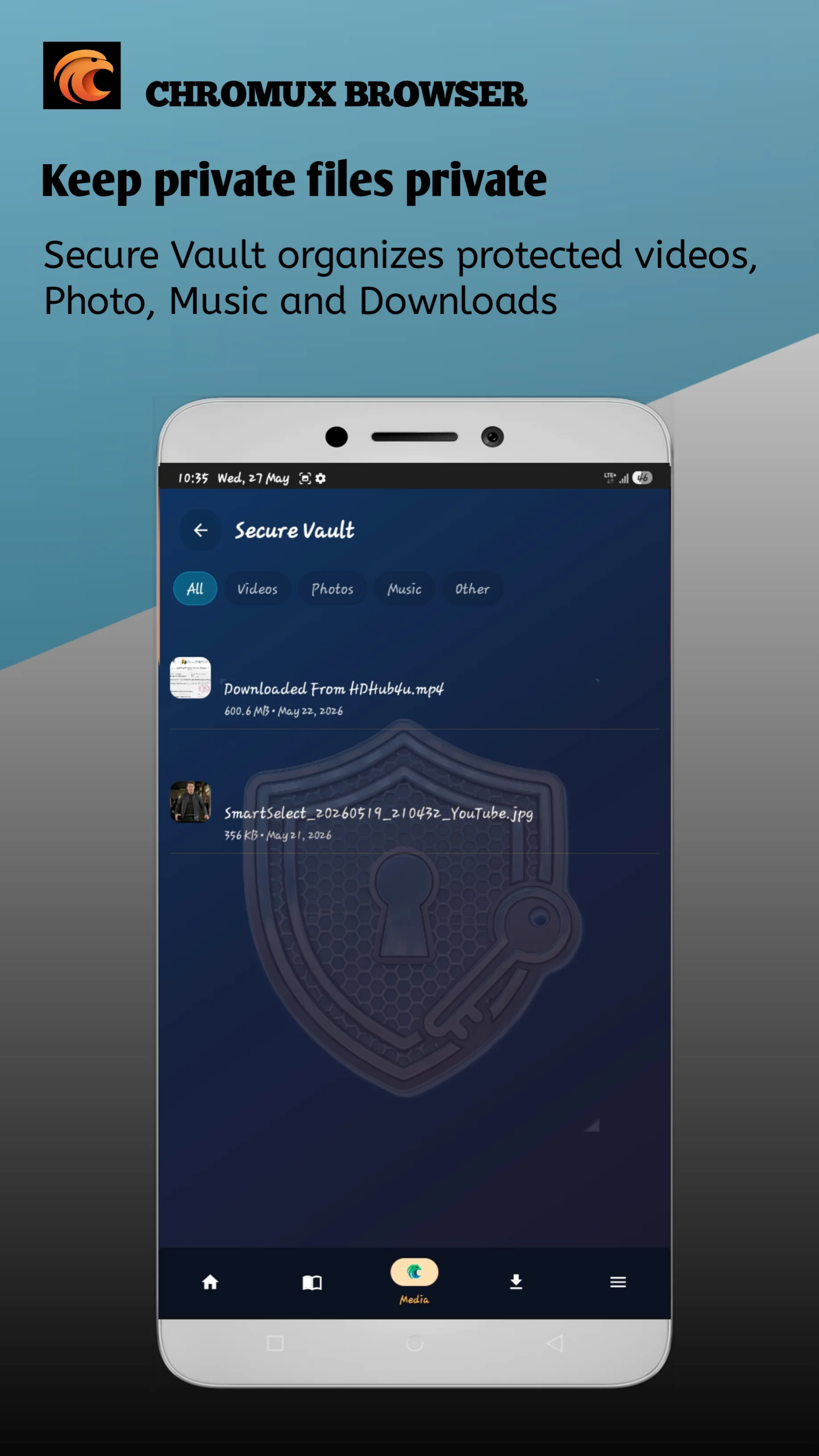 Chromux Browser – Fast, Secure & Private with Ad Blocker | Indus Appstore | Screenshot