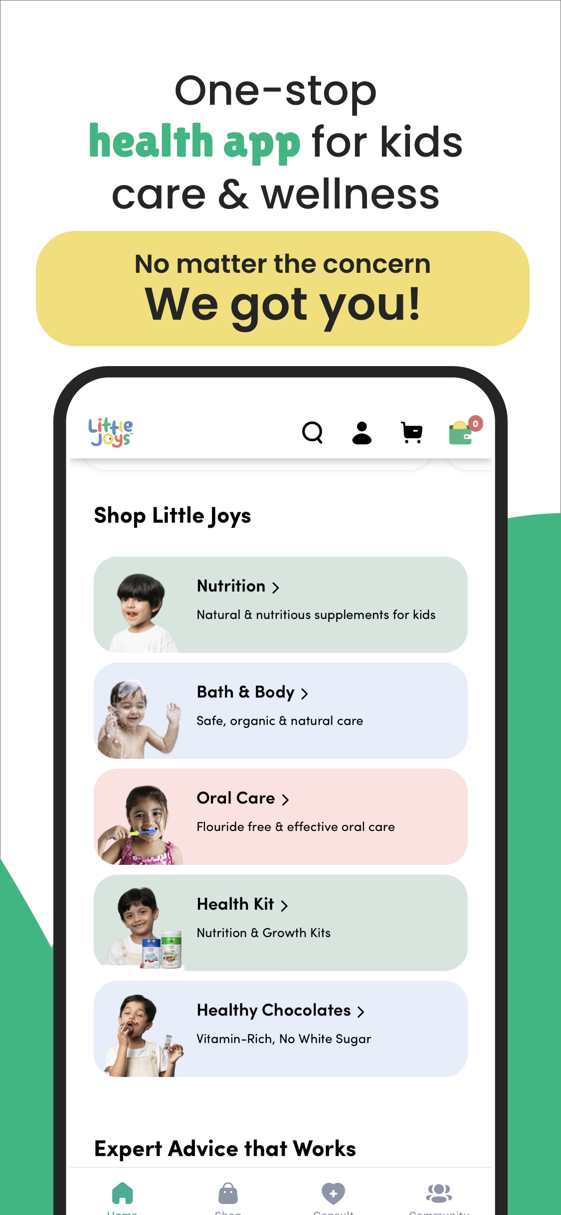 Little Joys: Kids Health App | Indus Appstore | Screenshot