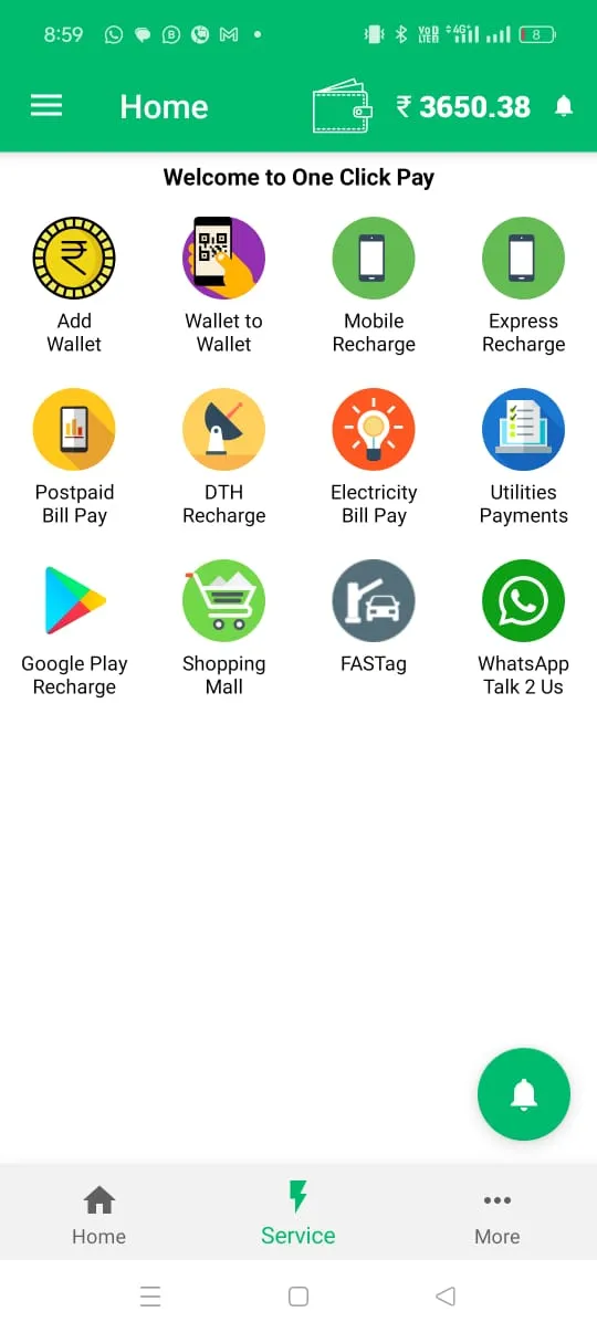 One Click Pay | Indus Appstore | Screenshot