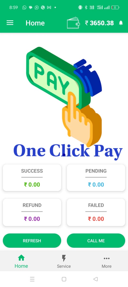 One Click Pay | Indus Appstore | Screenshot