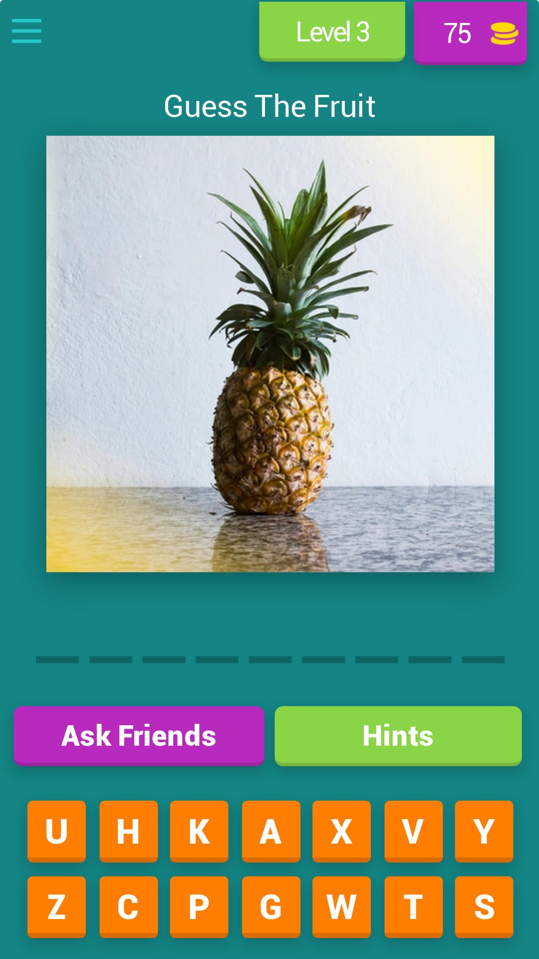 Guess The Fruits | Indus Appstore | Screenshot