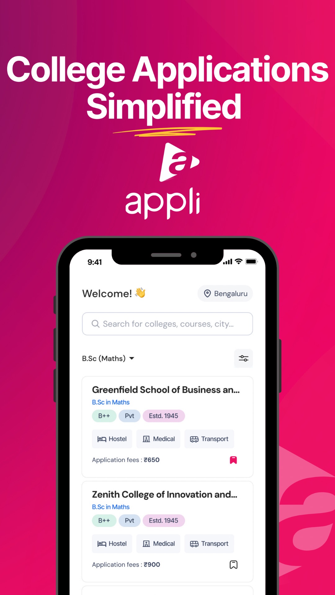 Appli - College Search & Apply | Indus Appstore | Screenshot