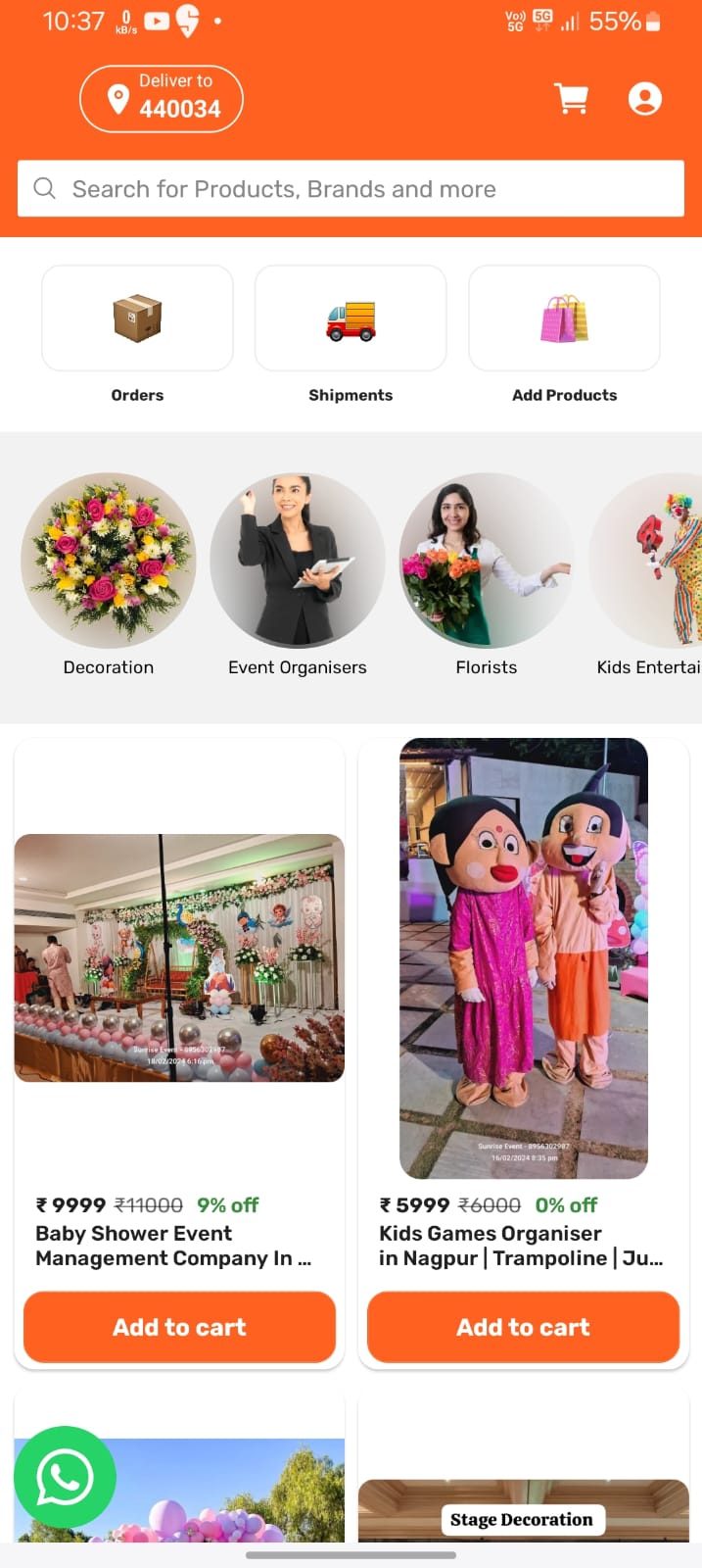 Sunrise Event Nagpur - Event Organisers and Decorators | Indus Appstore | Screenshot