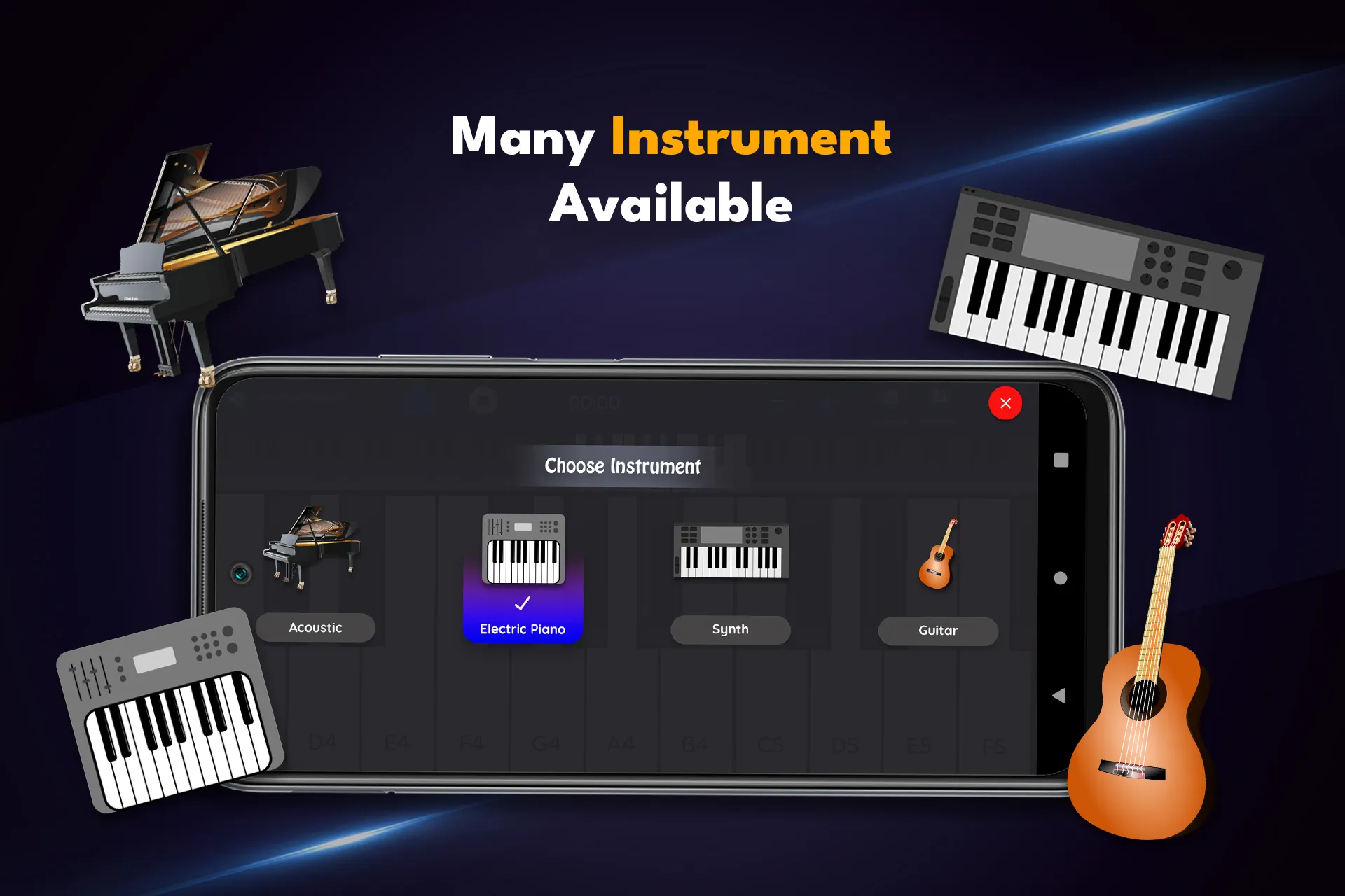 Real Piano Keyboard | Indus Appstore | Screenshot