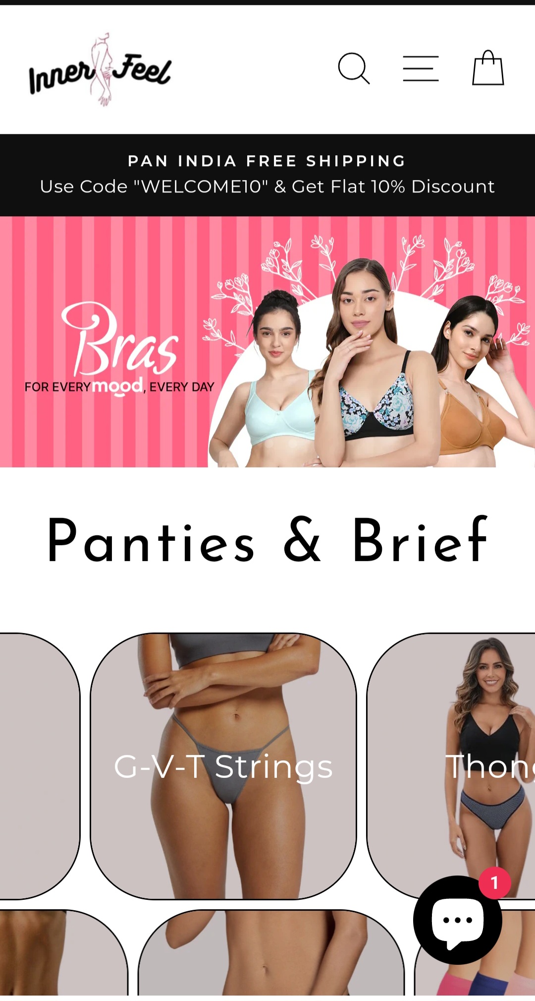 InnerFeel - Lingerie Shop App | Indus Appstore | Screenshot