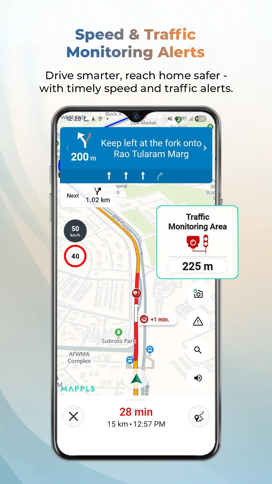 Mappls MapmyIndia Maps, Safety | Indus Appstore | Screenshot
