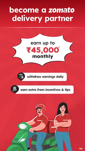 Zomato Delivery Partner | Indus Appstore | Screenshot