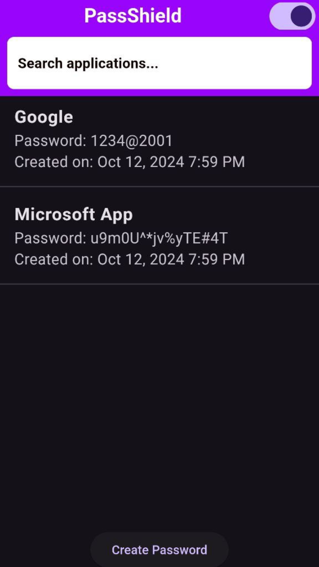 PassShield : Password Manager | Indus Appstore | Screenshot