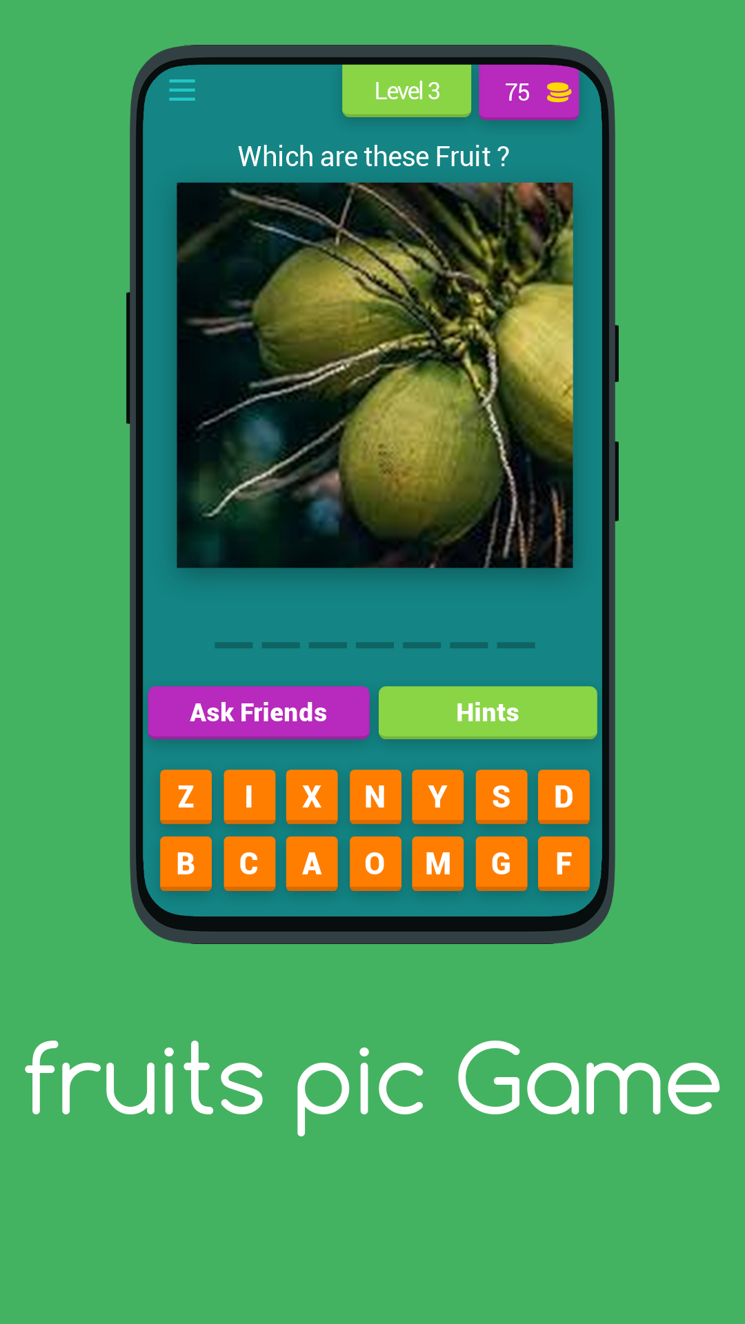 FRUITS PIC GAME QUIZ | Indus Appstore | Screenshot