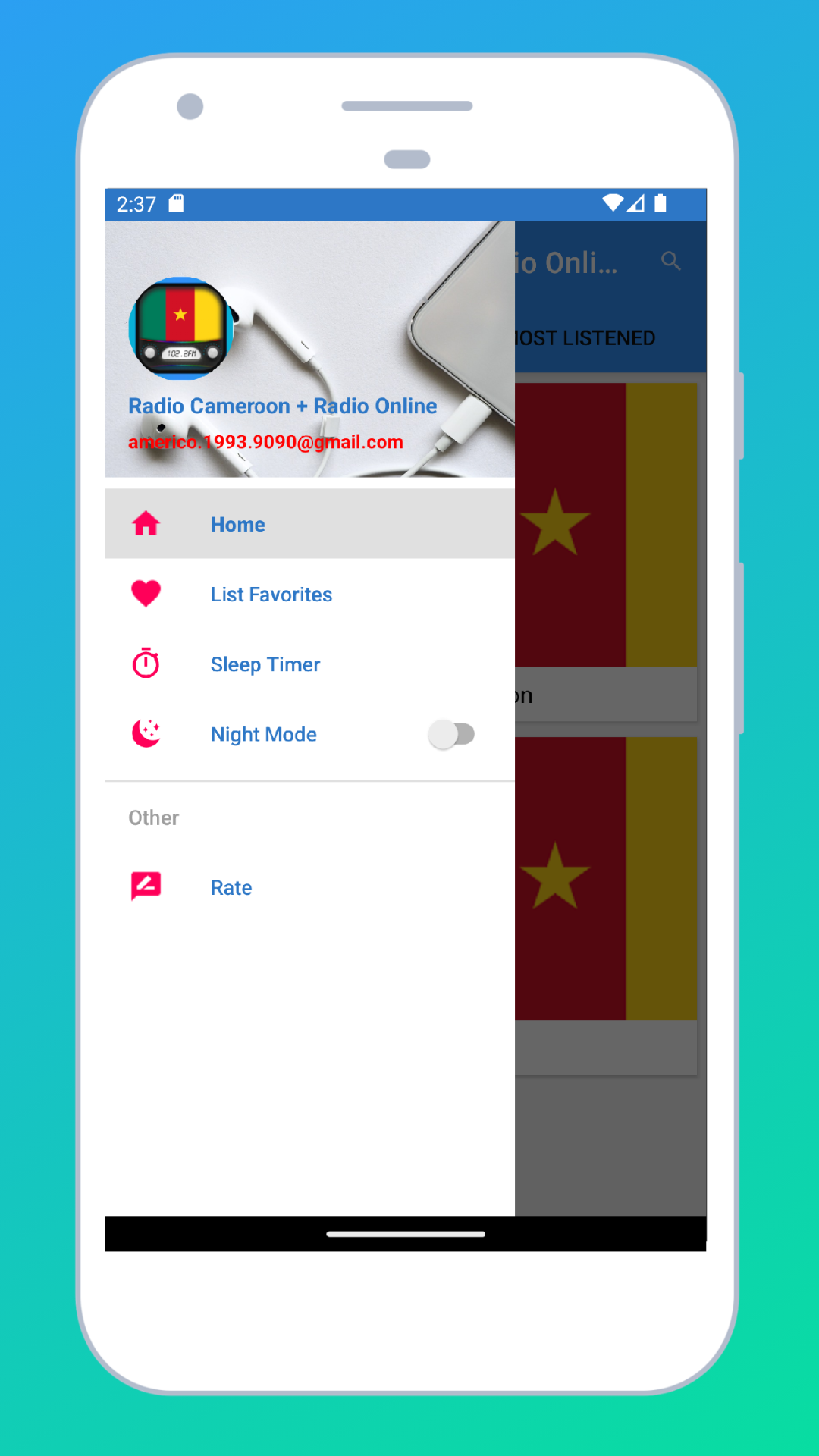 Radio Cameroon + Radio Online | Indus Appstore | Screenshot