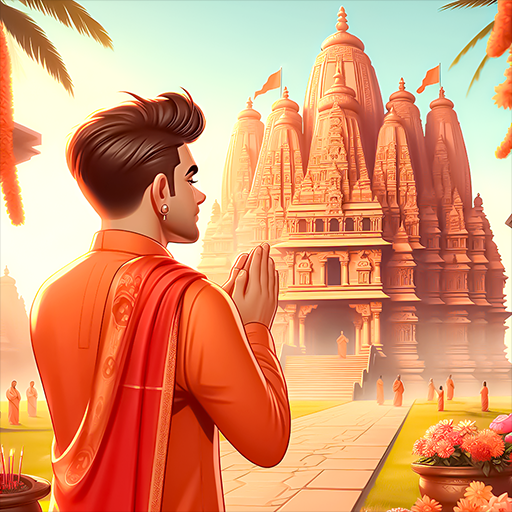 Ayodhya Mandir Game | Indus Appstore | App Icon