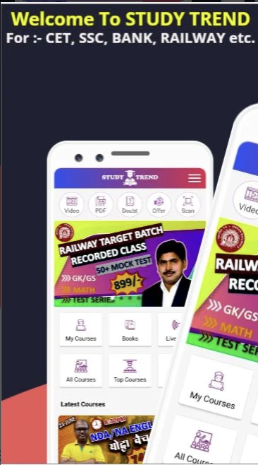 Study Trend Learning App : Live Class, Video Class, Mock Test | Indus Appstore | Screenshot