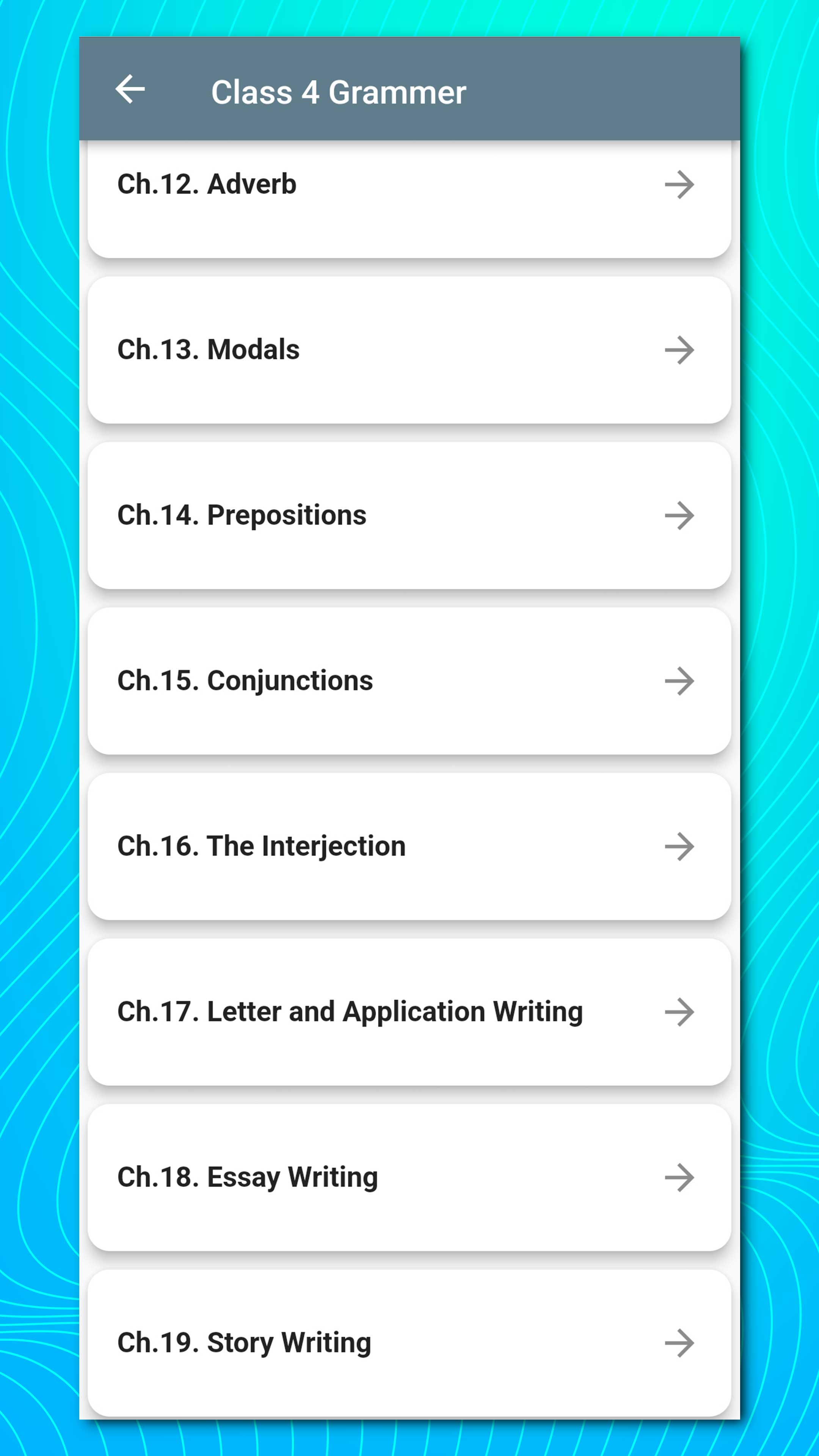 Class 4 English Grammar Book | Indus Appstore | Screenshot