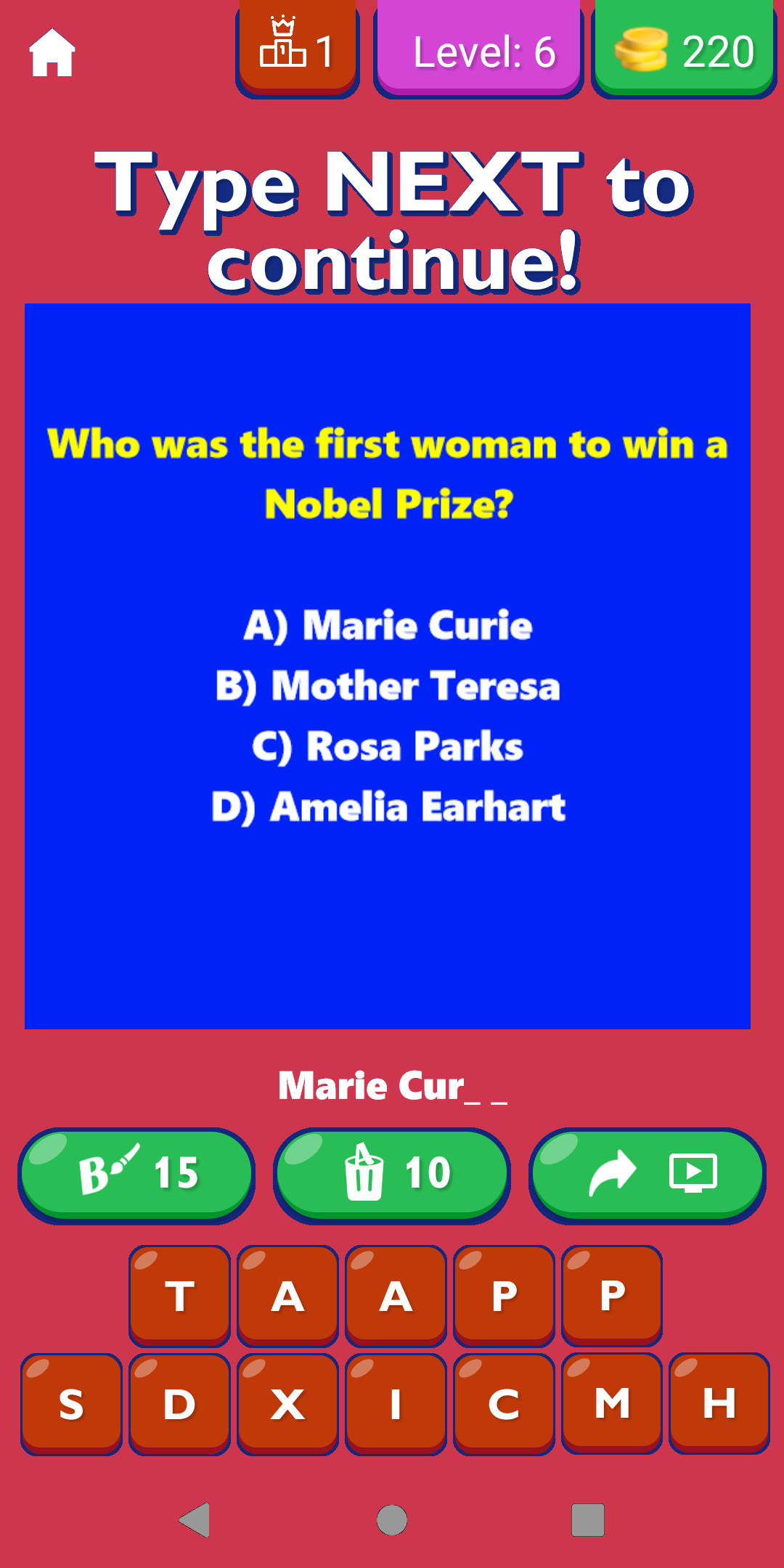 American History Quiz Game | Indus Appstore | Screenshot