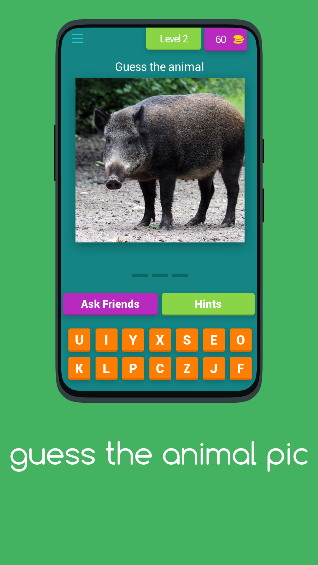 Title: Guess the Animal Pic - Trivia Adventure | Indus Appstore | Screenshot