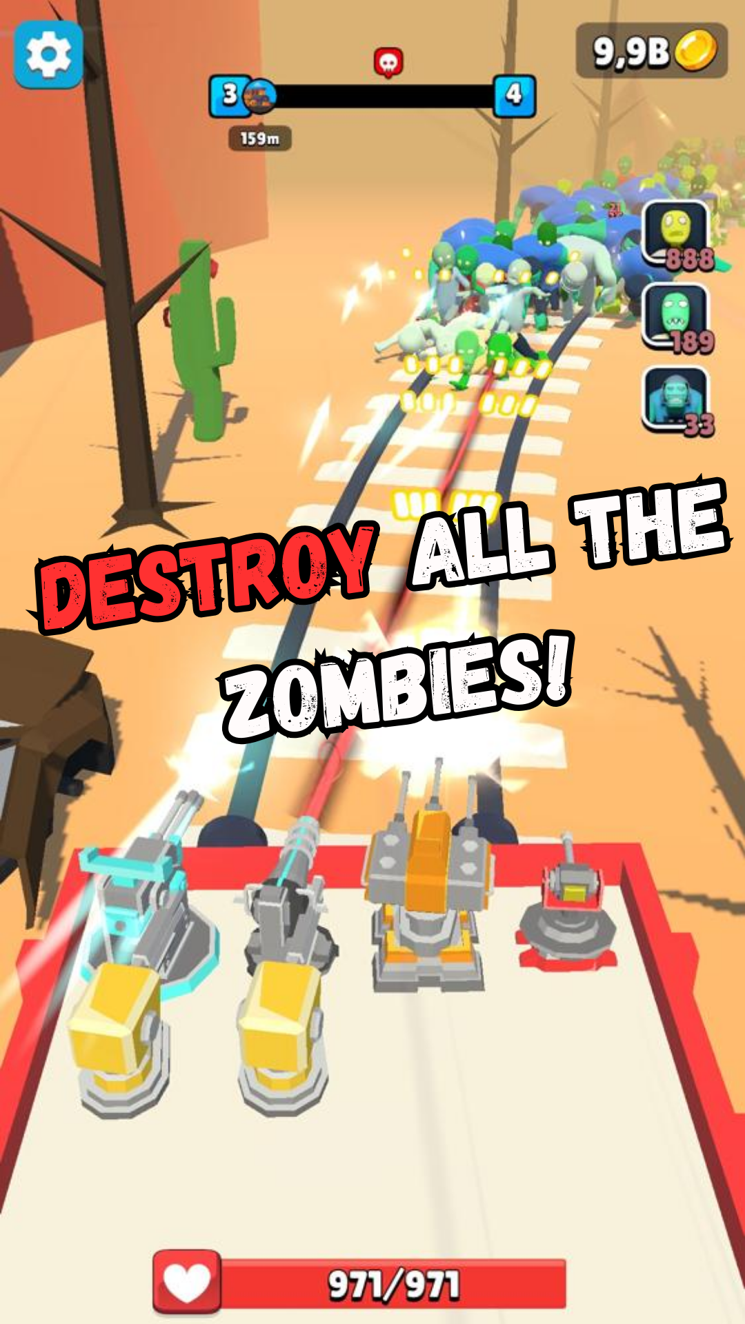 Zombie Shooting- Train Defense | Indus Appstore | Screenshot