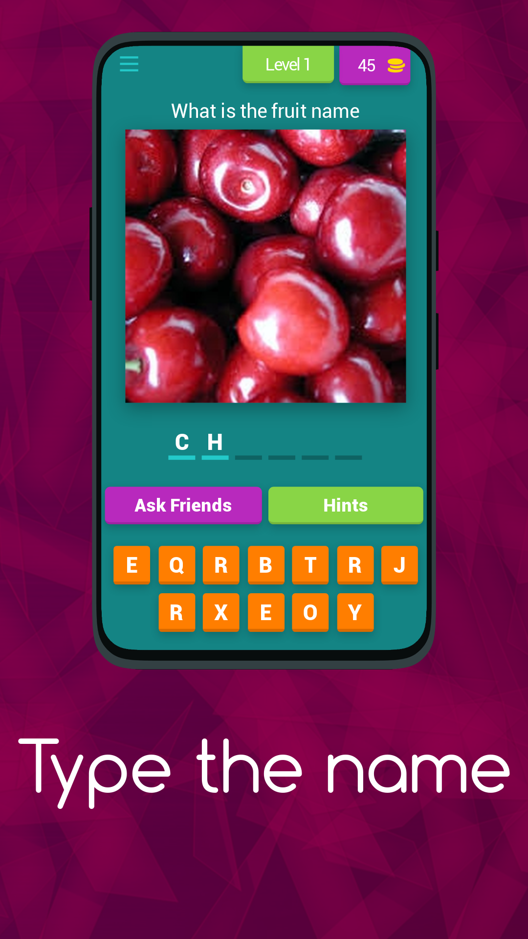 Name Typing Quiz Show | Indus Appstore | Screenshot