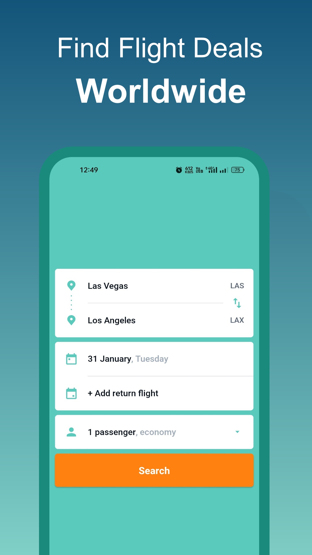 Cheap Flights | Indus Appstore | Screenshot