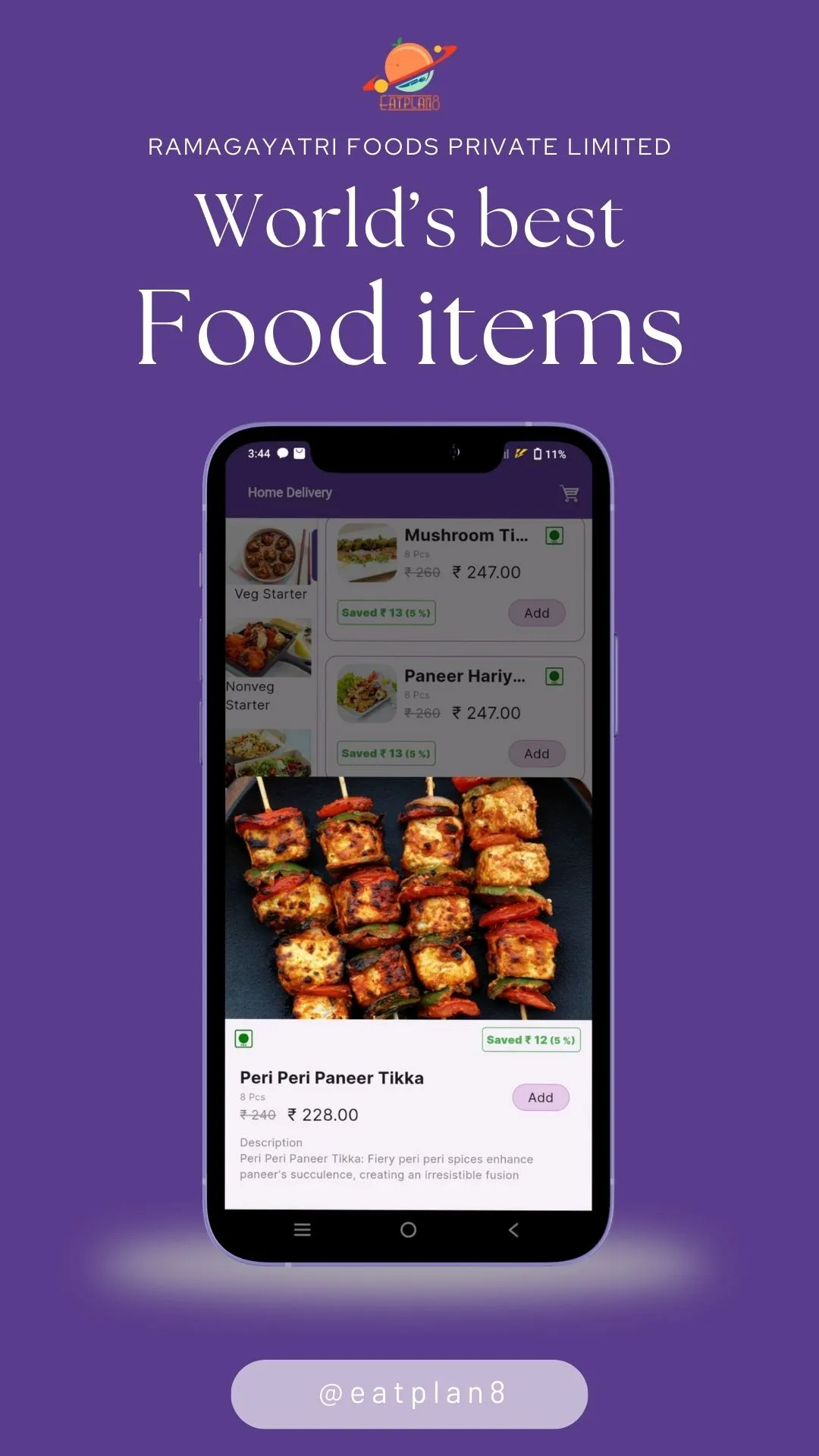 Eatplan8 | Indus Appstore | Screenshot