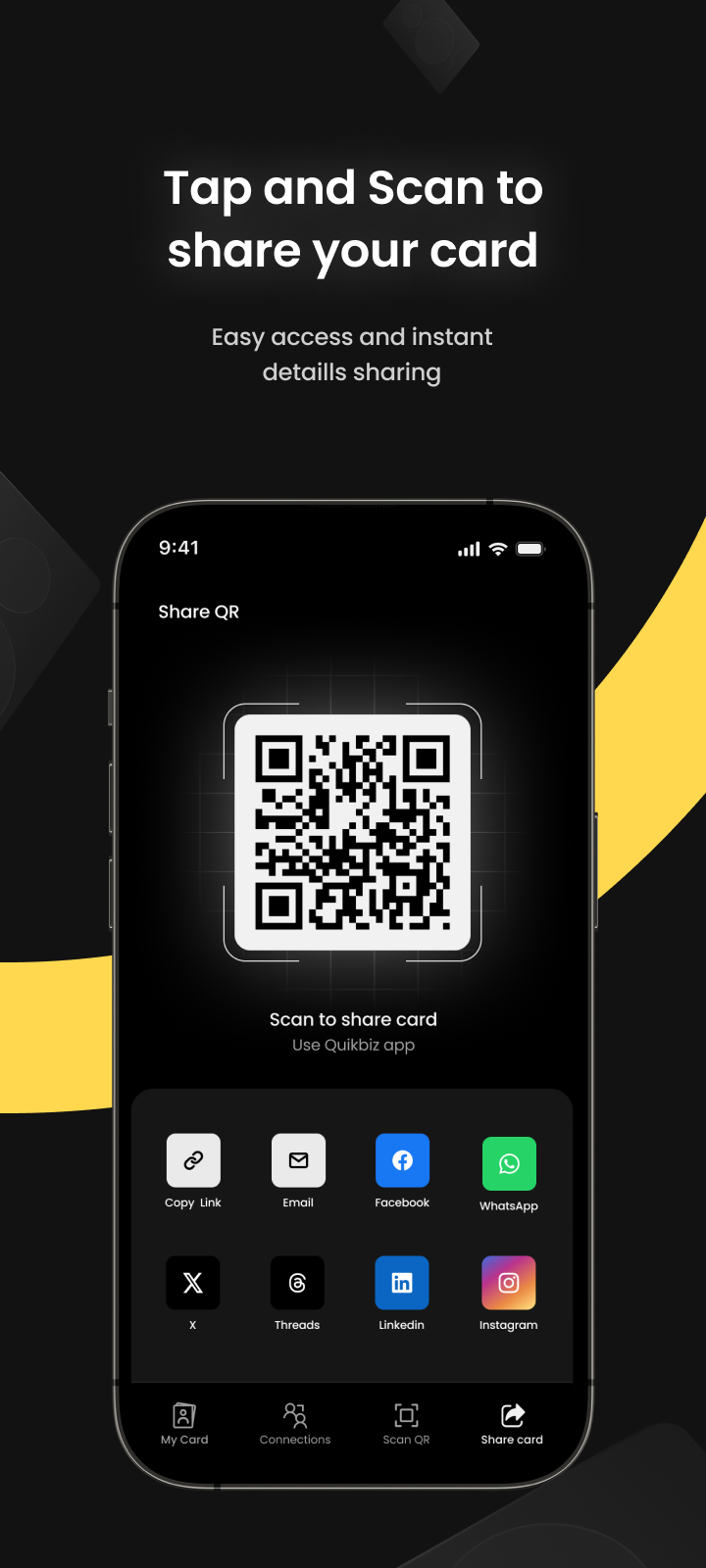 QuikBiz - Digital Business Card | Indus Appstore | Screenshot