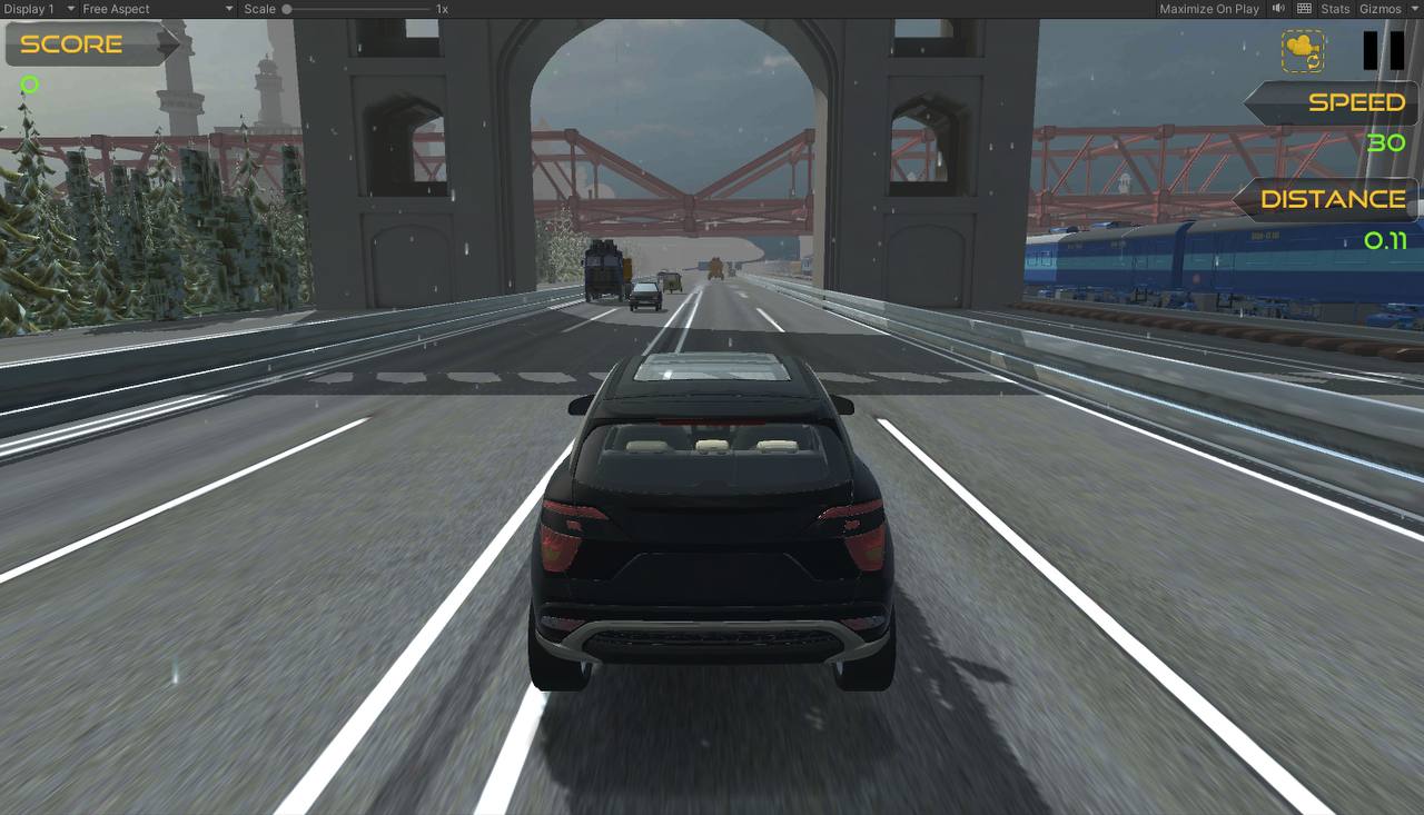 INDIAN CAR TRAFFIC DRIVING SIM 3D | Indus Appstore | Screenshot