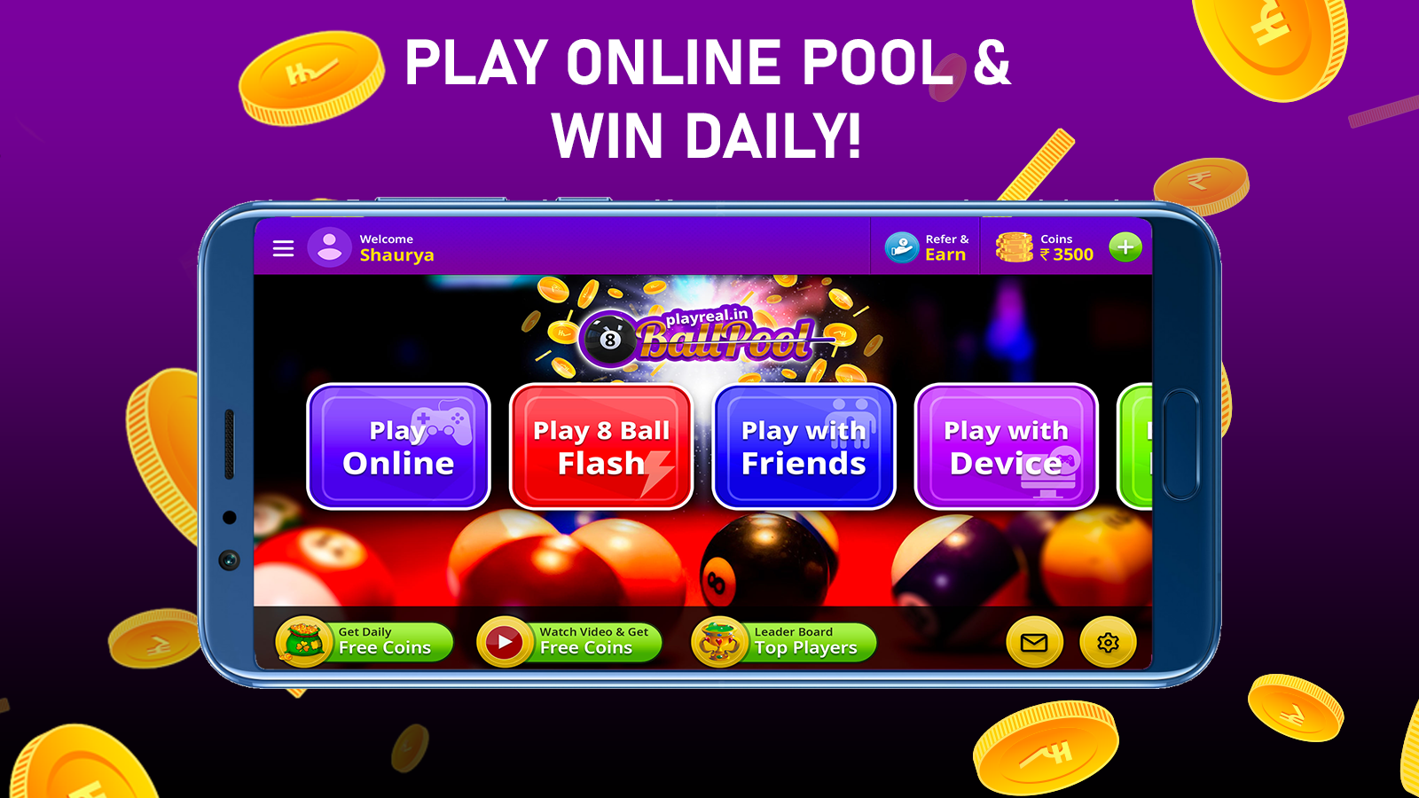 Play Real 8 Ball Pool - Win Real Cash | Indus Appstore | Screenshot