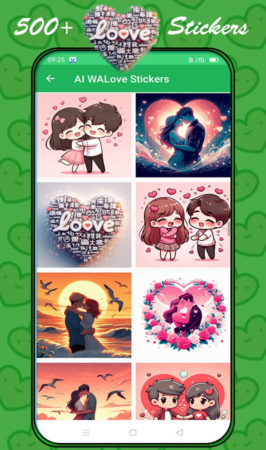 Ai WA Love Stickers | Indus Appstore | Screenshot