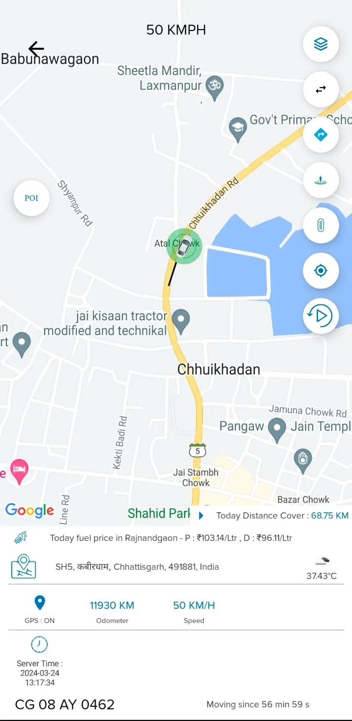 BLUELINK V2 GPS | Indus Appstore | Screenshot