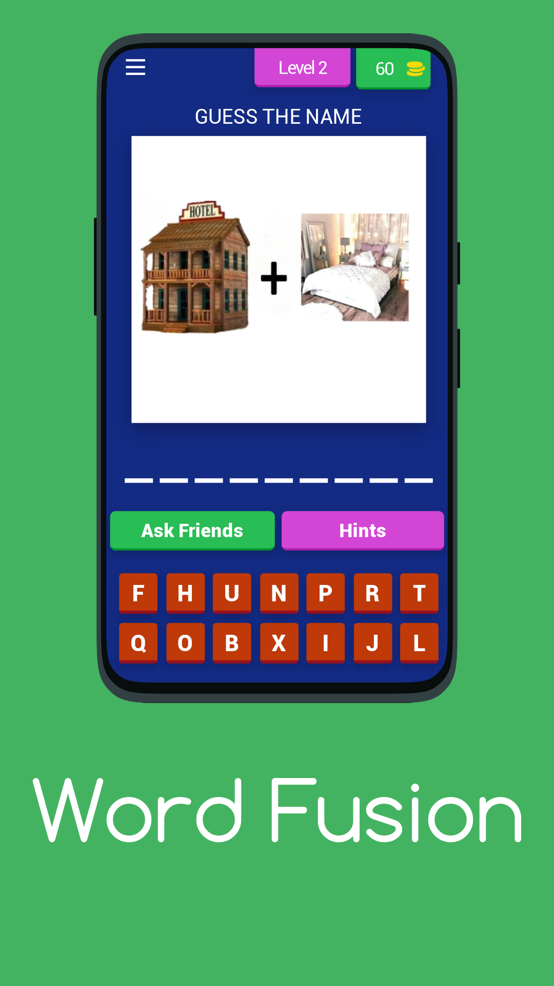 Ultimate Word Fusion Quiz | Indus Appstore | Screenshot