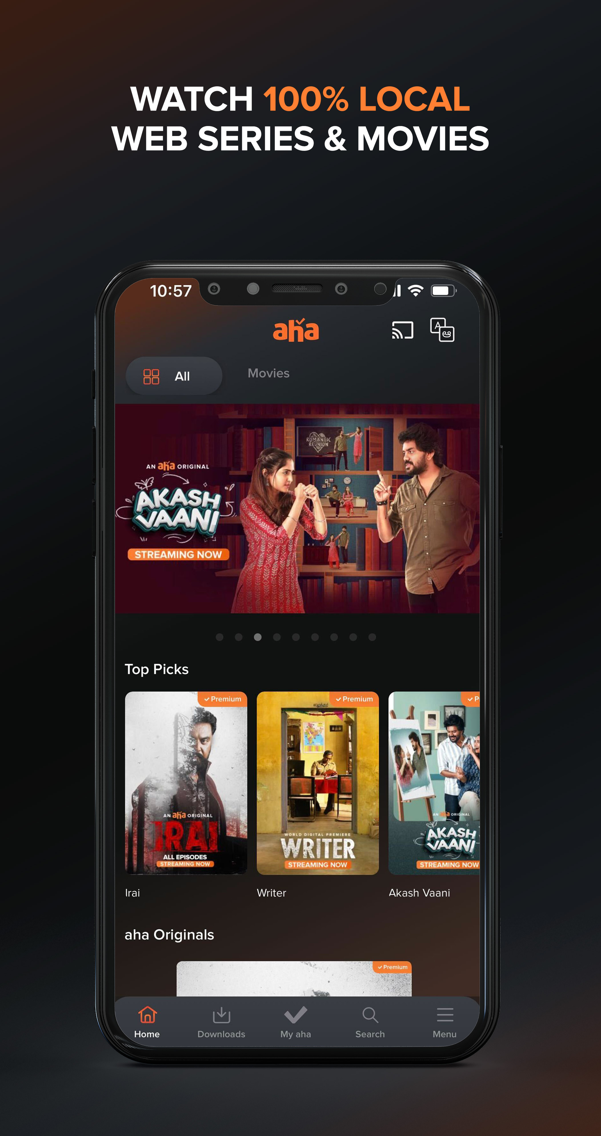 aha - 100% Local Entertainment | Indus Appstore | Screenshot