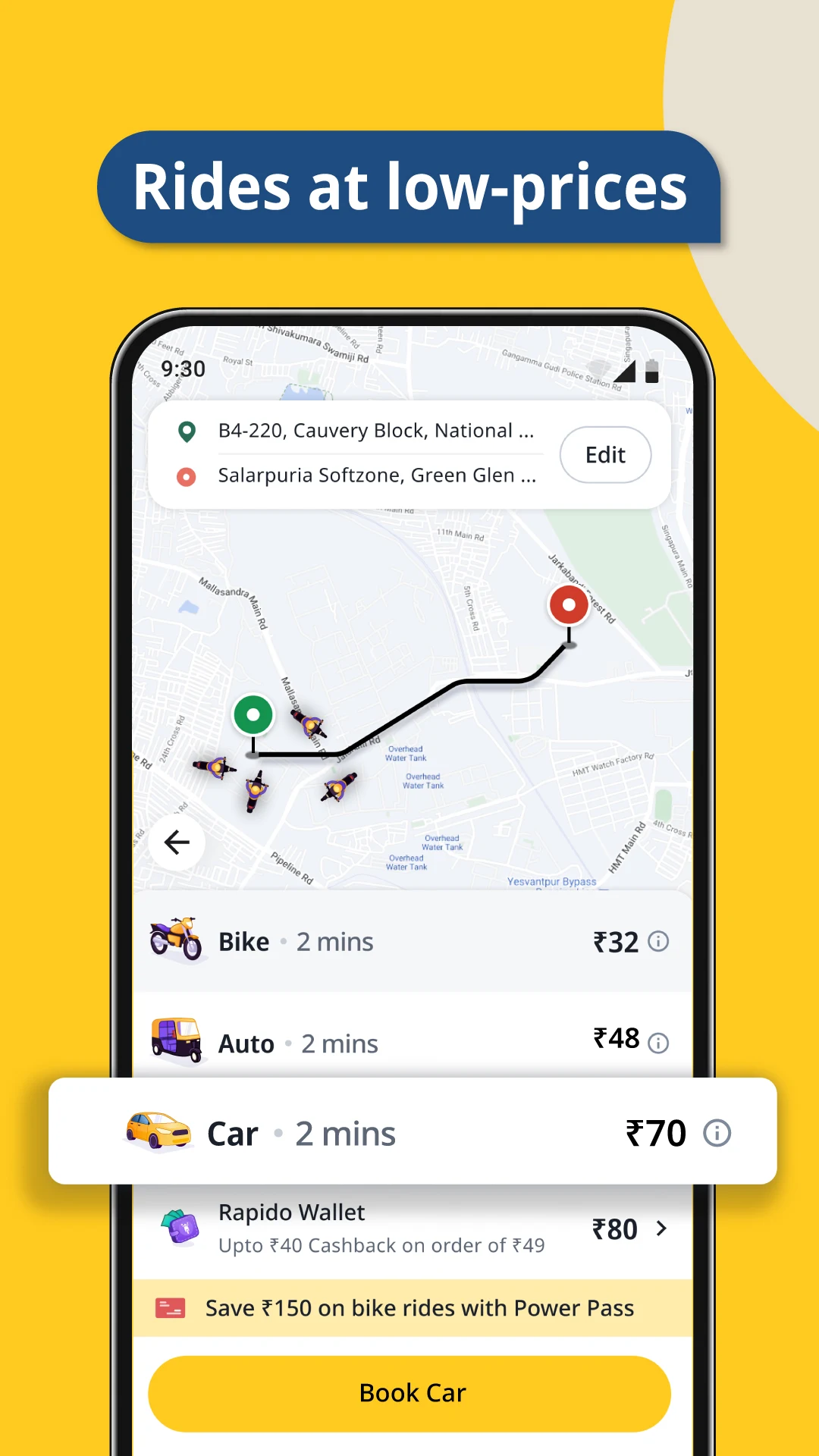 Rapido: Bike-Taxi, Auto & Cabs | Indus Appstore | Screenshot