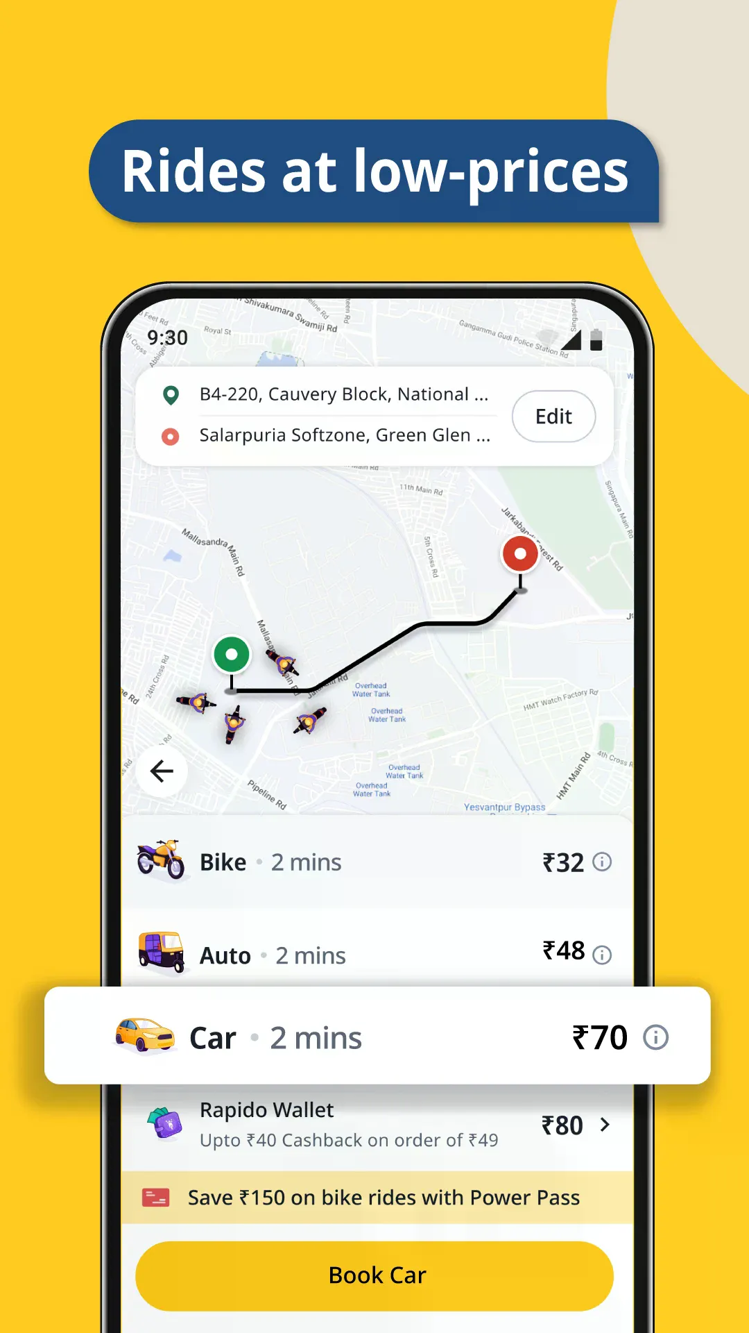 Rapido: Bike-Taxi, Auto & Cabs | Indus Appstore | Screenshot