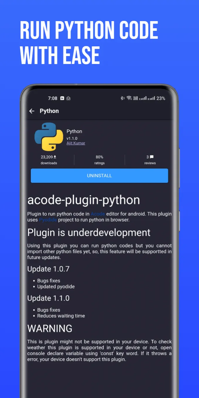 Acode - powerful code editor for Android | Indus Appstore | Screenshot