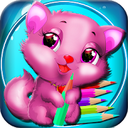 Kitty Coloring Bookapp icon