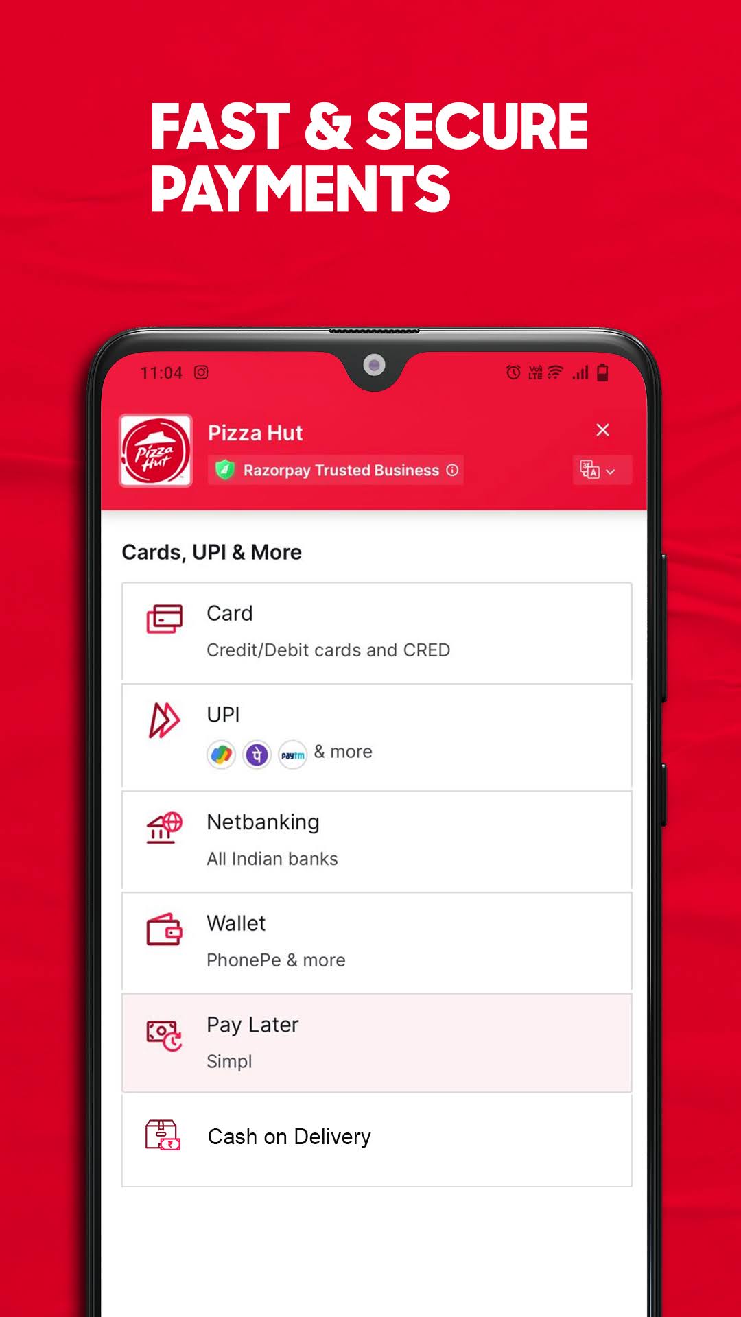 Pizza Hut Delivery & Takeaway | Indus Appstore | Screenshot