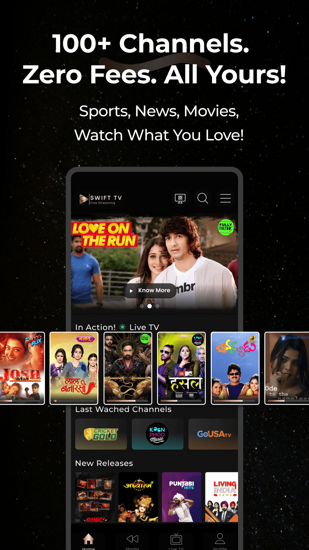 Swift TV - Live TV Streaming | Indus Appstore | Screenshot