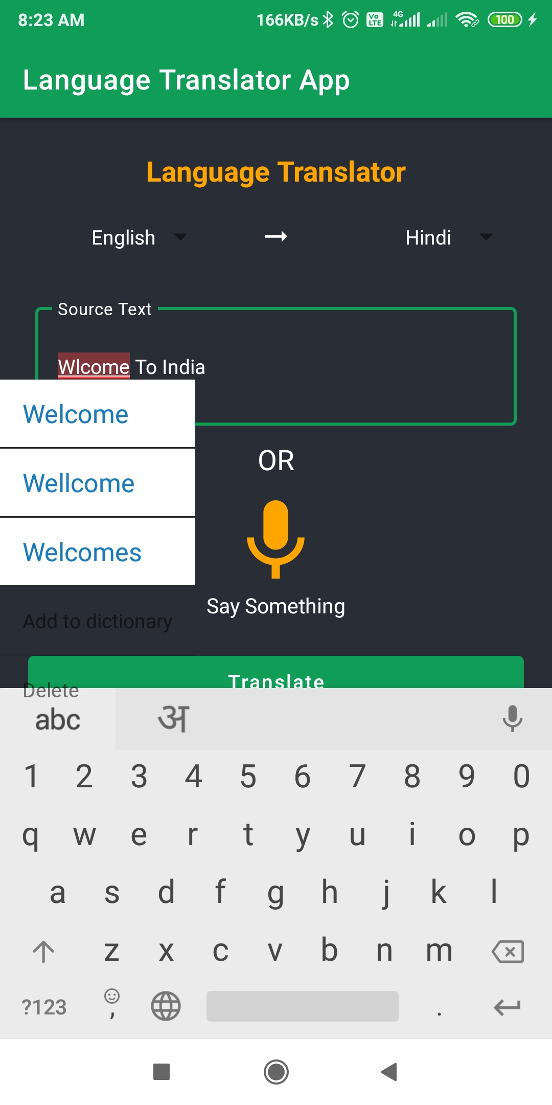 Language Translater | Indus Appstore | Screenshot