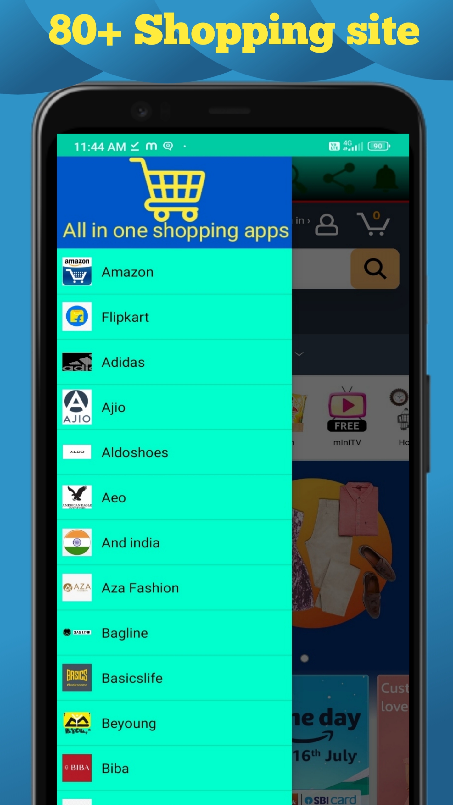 All in one shopping apps | Indus Appstore | Screenshot