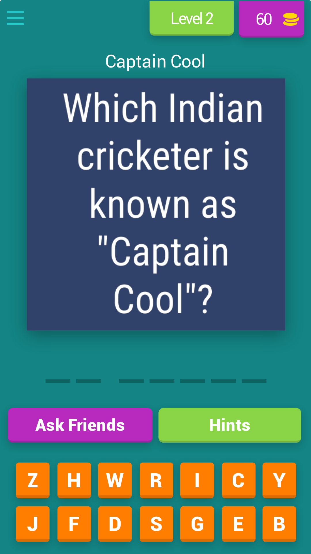 Indian Cricket Quiz Challenge | Indus Appstore | Screenshot