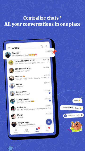 Arattai Messenger | Indus Appstore | Screenshot