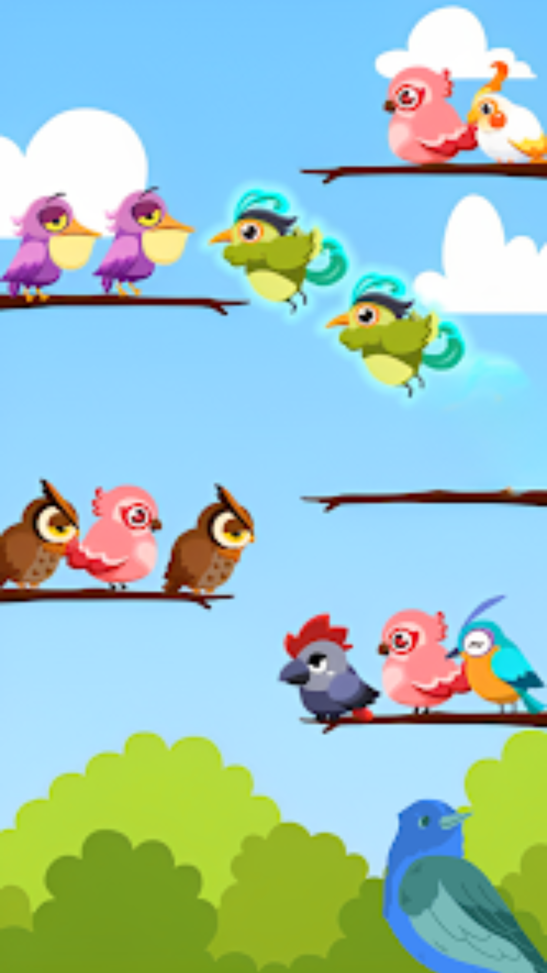 Sort Color Birds Brain Puzzle | Indus Appstore | Screenshot