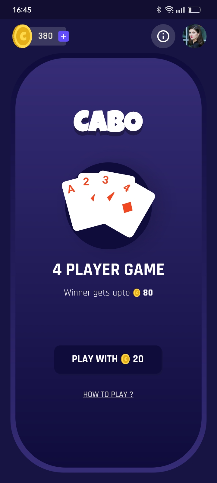 Cabo Card Game | Indus Appstore | Screenshot