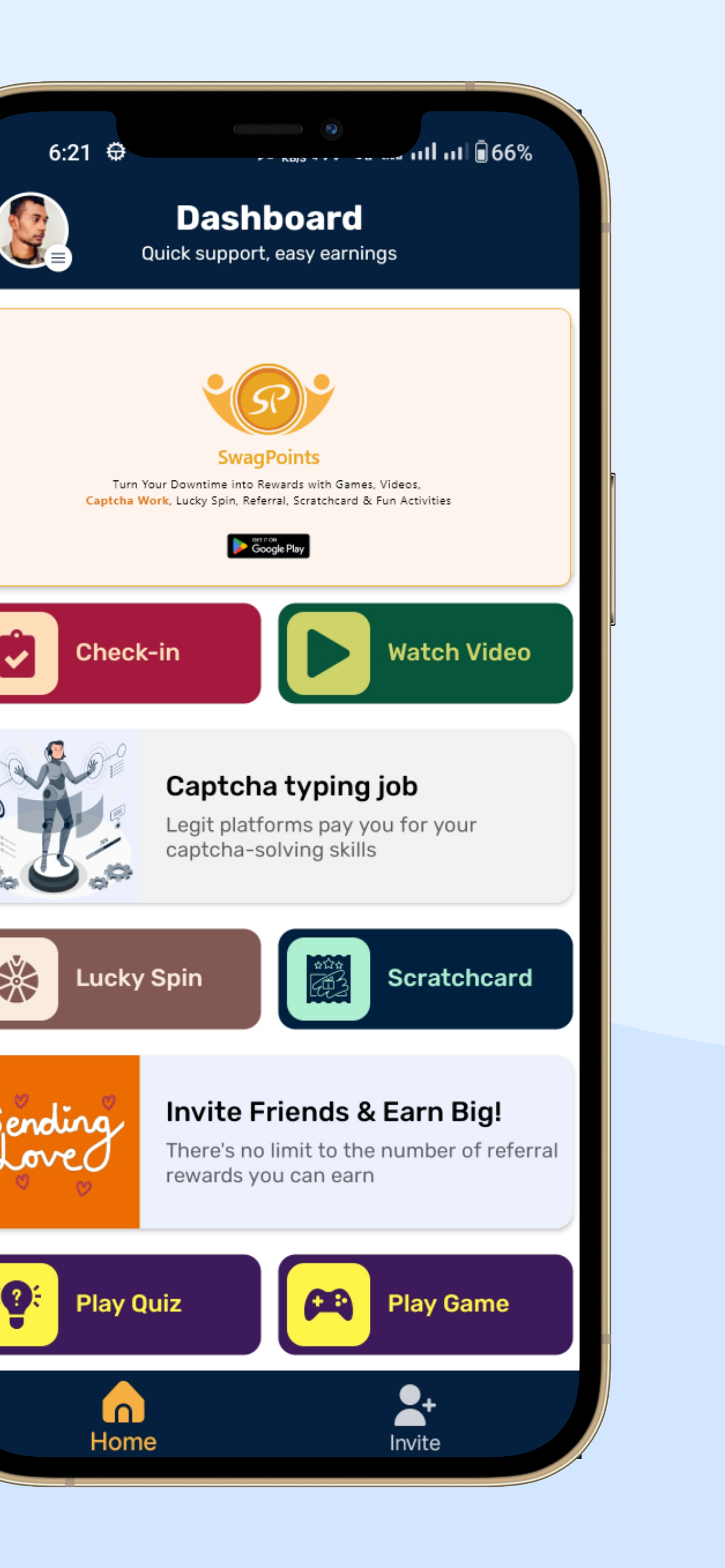 Earn on the Go with SwagPoints | Indus Appstore | Screenshot