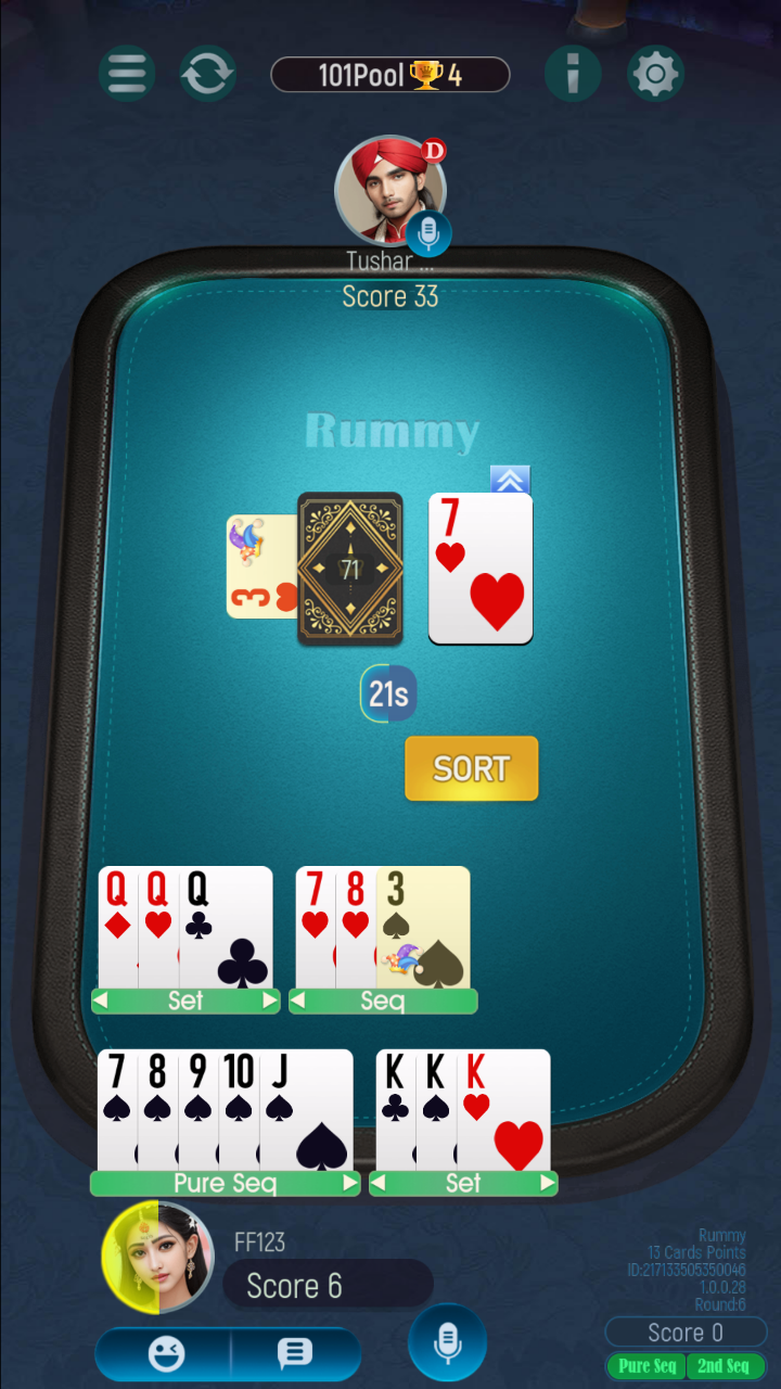 Rummy Live | Indus Appstore | Screenshot